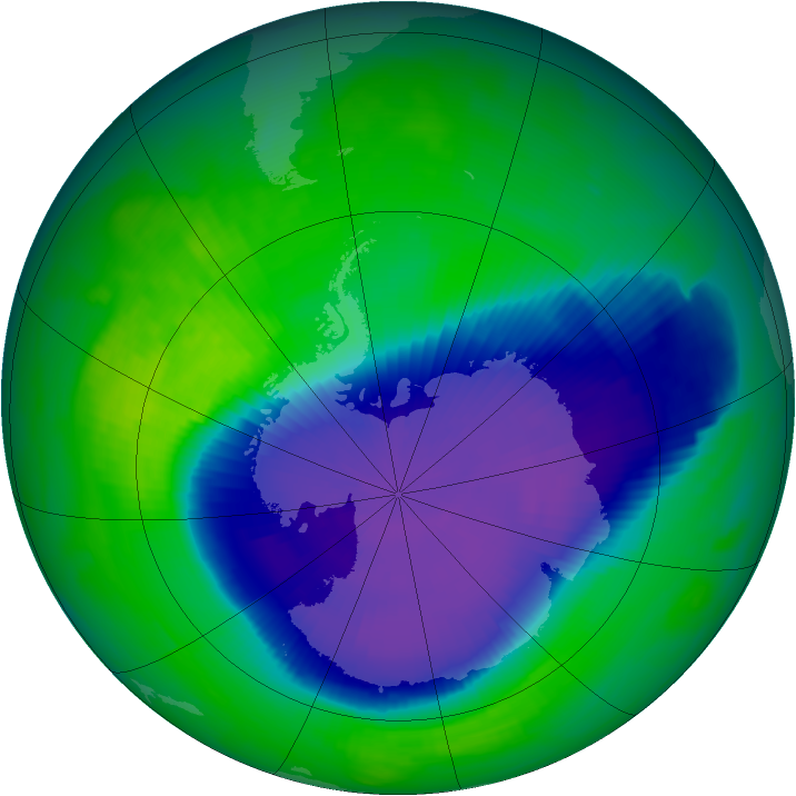 Ozone Map 1996-10-27
